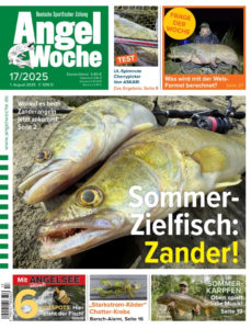 Cover der Angelwoche 17/2025: Sommer-Zielfisch: Zander!