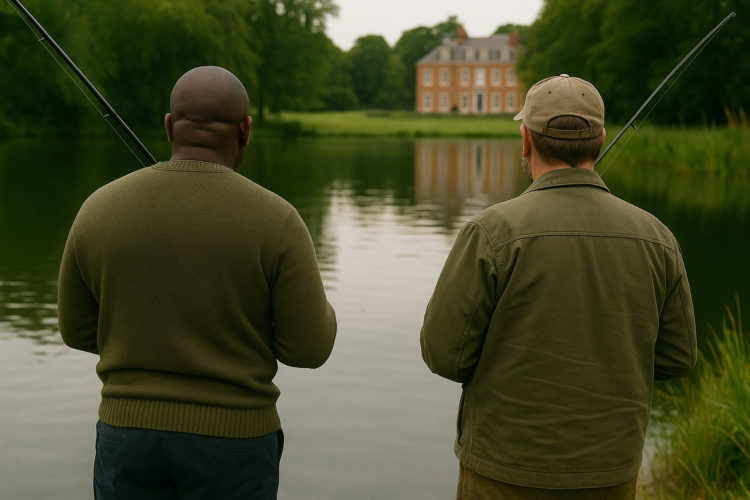 JD Vance und Lammy angeln (KI Bild)
