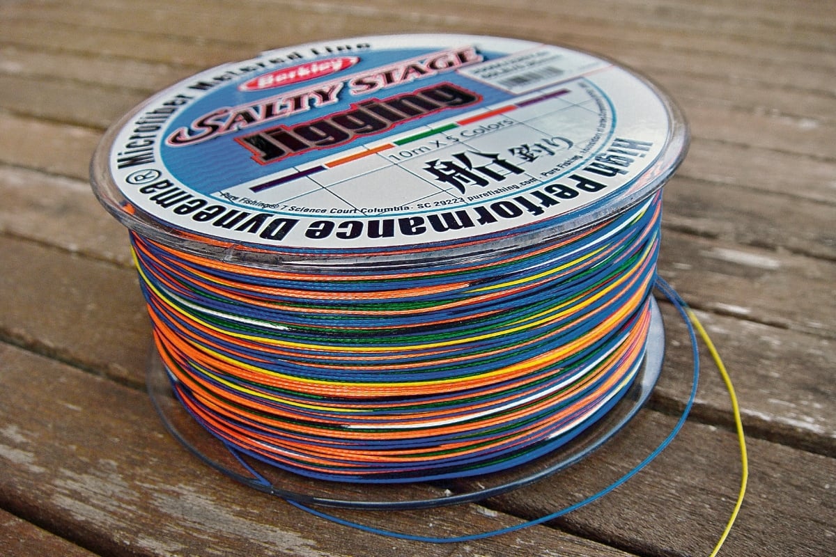 Multicolor farbiges Geflecht für die Meeresangelei