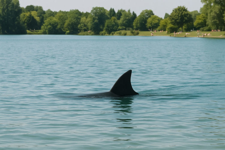 Hai Alarm am Pleschinger See