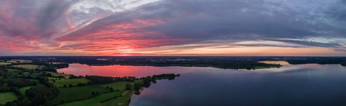 Westensee im Sonnenuntergang