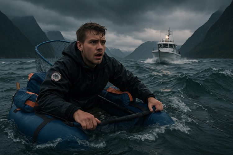 Ein Belly Boot-Angler ist in Norwegen im Romsdalsfjord in Seenot geraten.