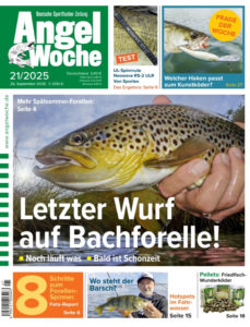 Cover der AngelWoche 21/2025: Letzter Wurf auf Bachforelle!