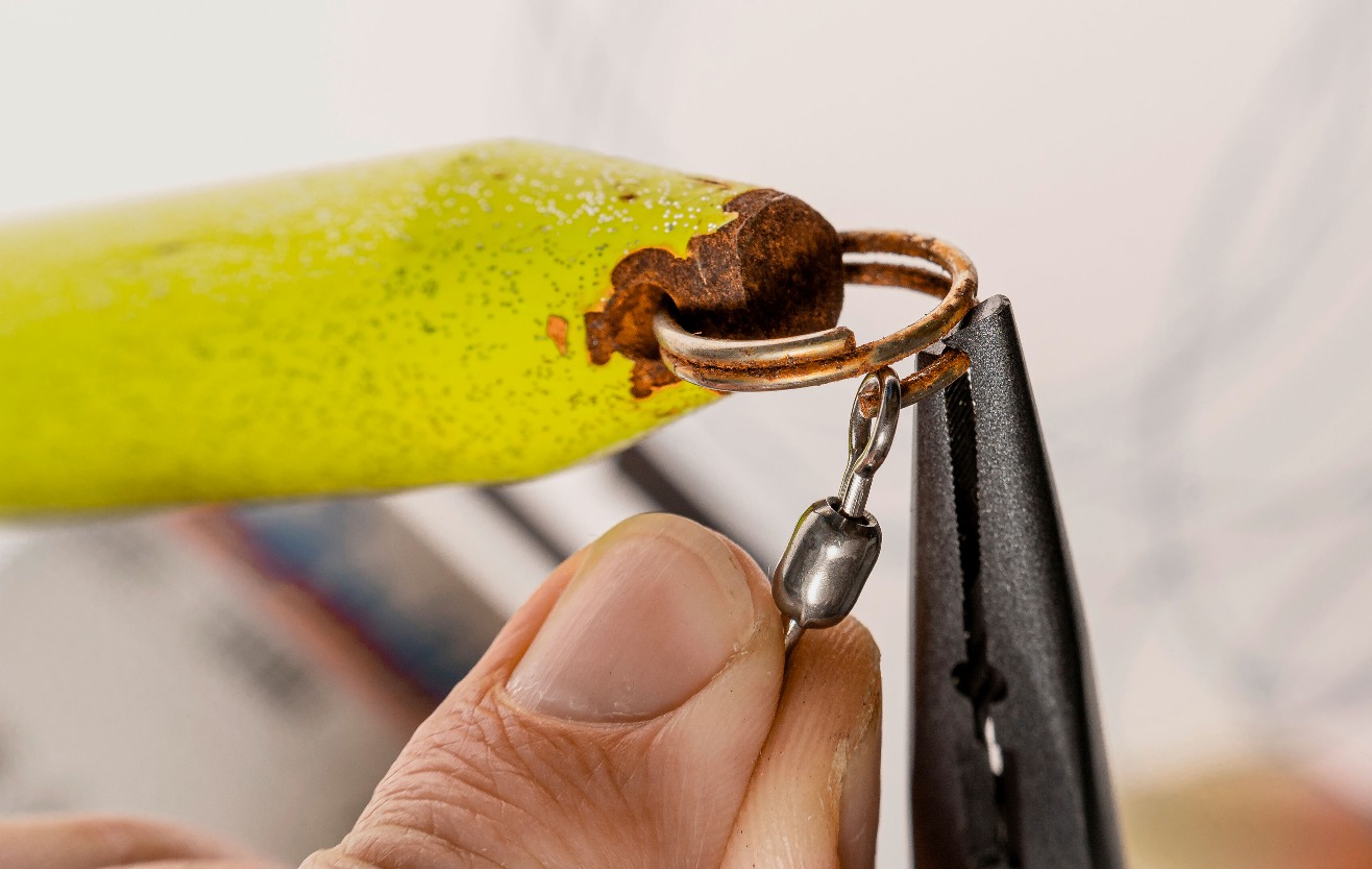 Naturköder Montage Simpel Splitring