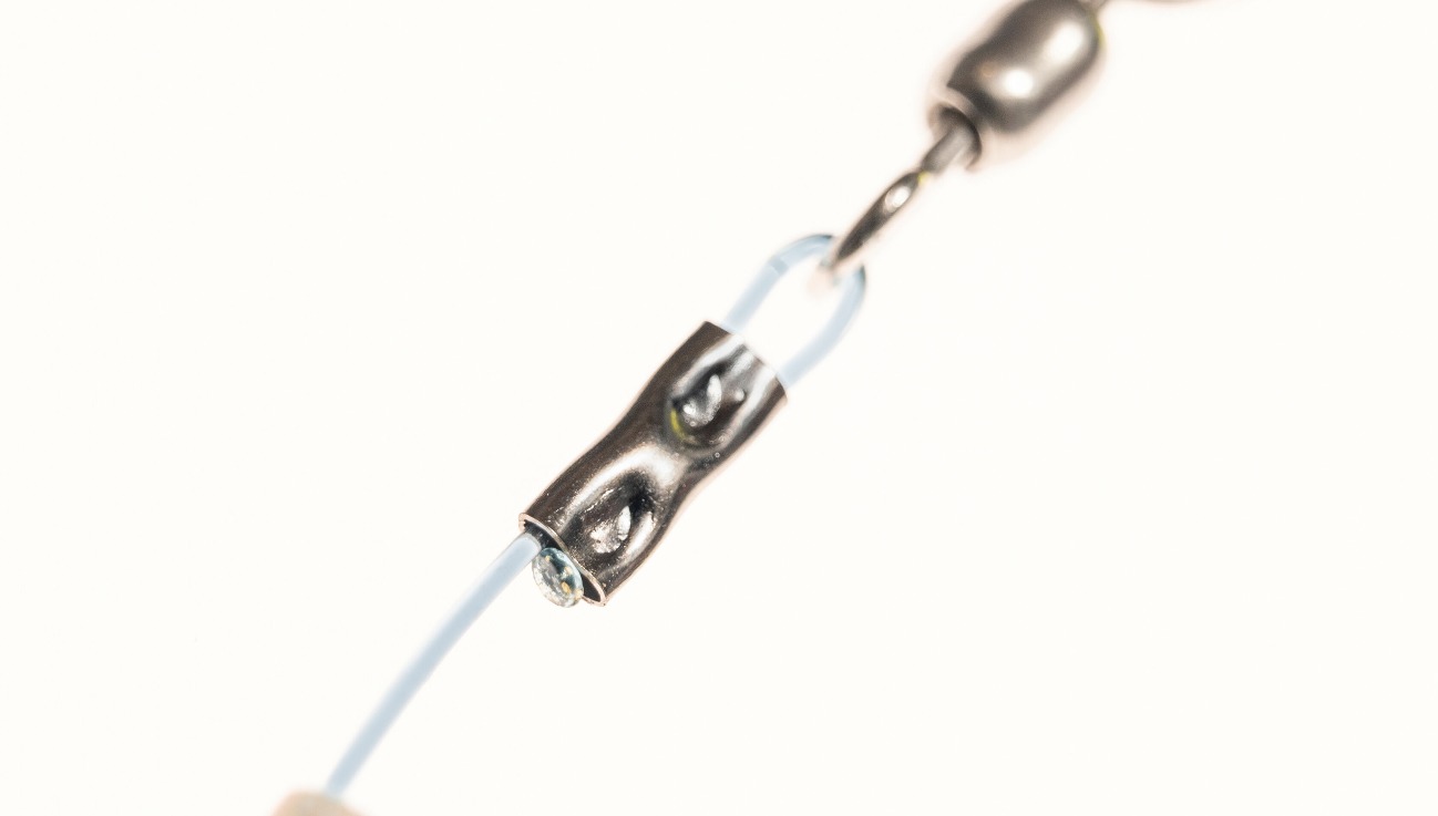 Naturköder Montage Simpel Klemmhüplse