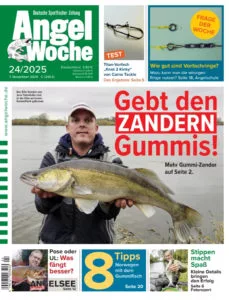 Cover der AngelWoche 24/2025: Gebt den Zandern Gummis!