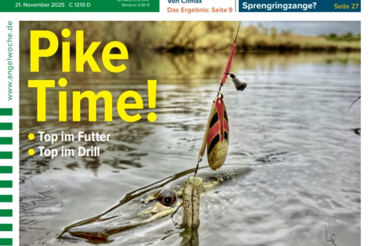 Cover der AngelWoche 25/2025: Pike Time!