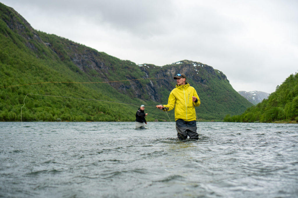 Morten Thorsby beim Fliegenfischen