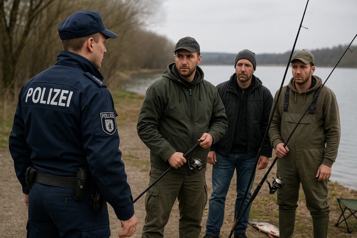 Fischwilderer auf frischer Tat ertappt