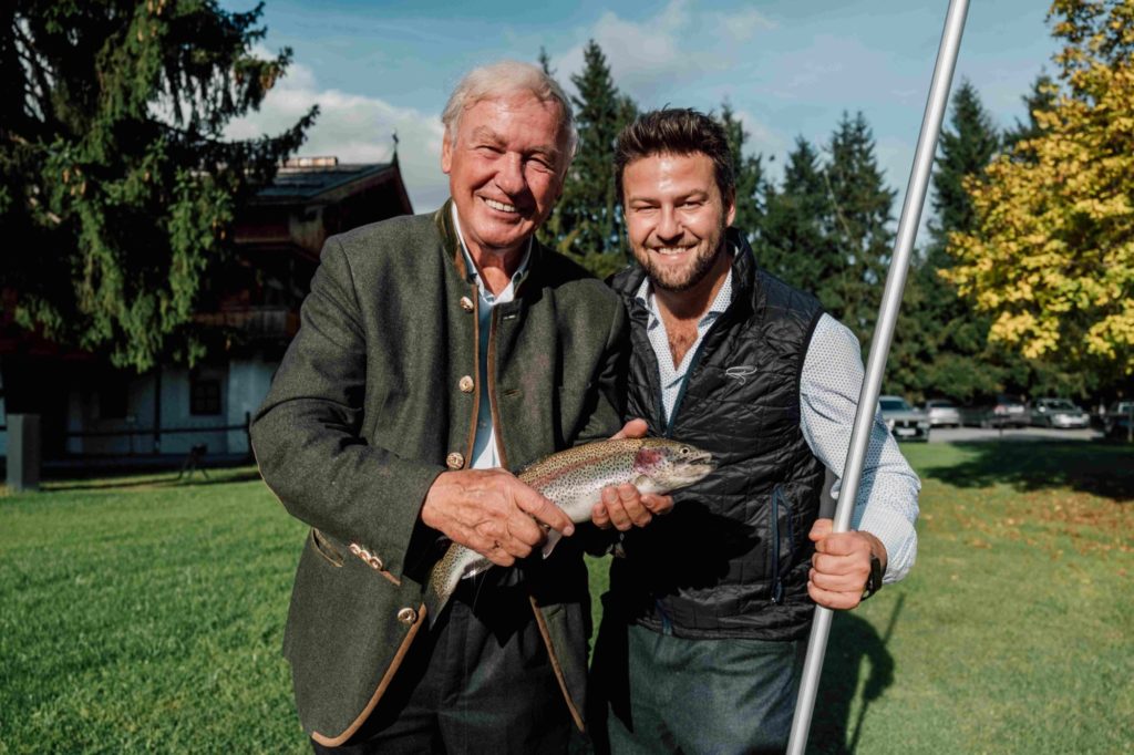 Stanglwirt Balthasar Hauser und Stanglwirt Juniorchef Johannes Hauser