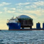 Lachstank - neue Aquakultur - auf dem Weg nach Nordnorwegen