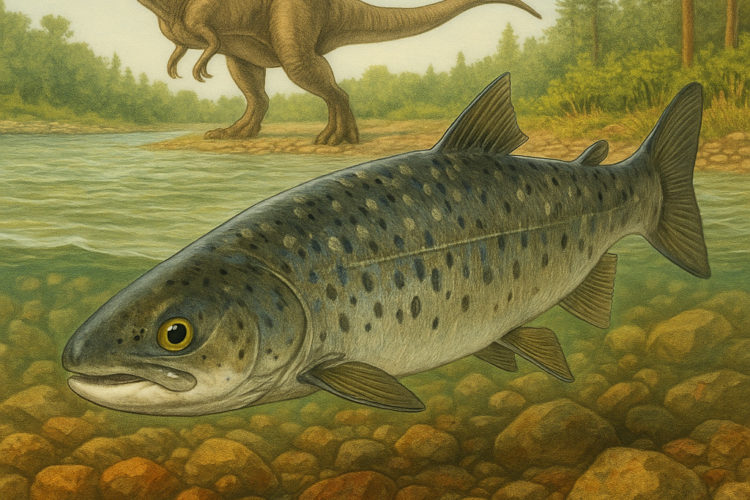 Lachs Fossil Dinosaurier