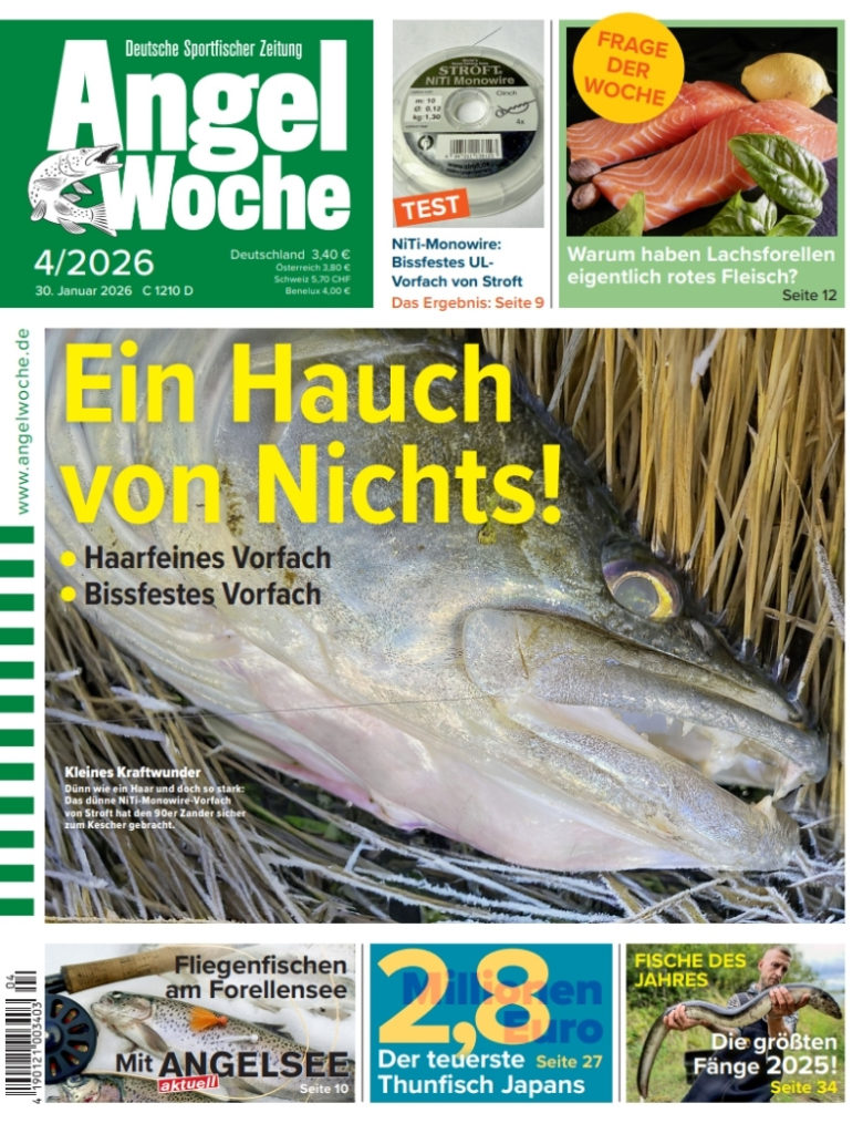 Cover der AngelWoche 04/2026: Ein Hauch von Nichts!