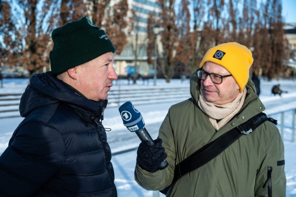 Daniel Müller vom LAVB im RBB Interview.