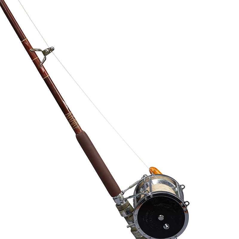 Die Rute und die Rolle aus ,,Der Weiße Hai"sind detailgetreu erhalten.