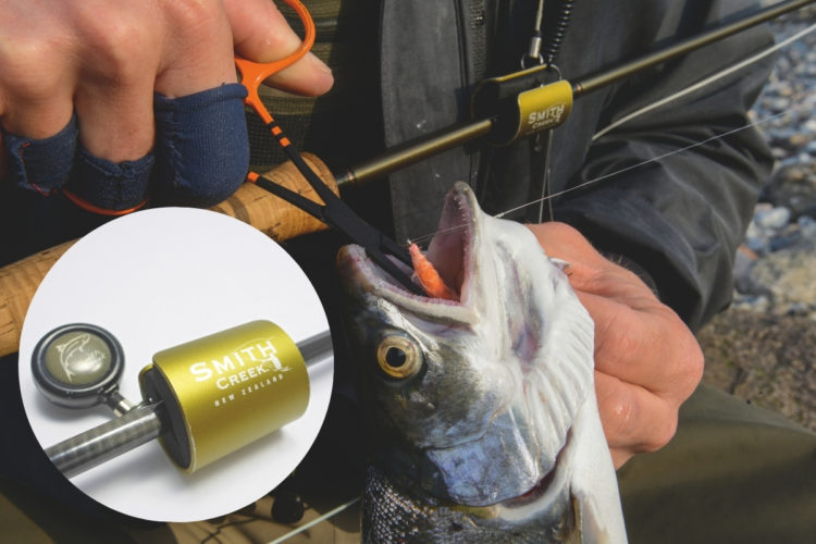 Smith Creek Rod Clip beim Fliegenfischen