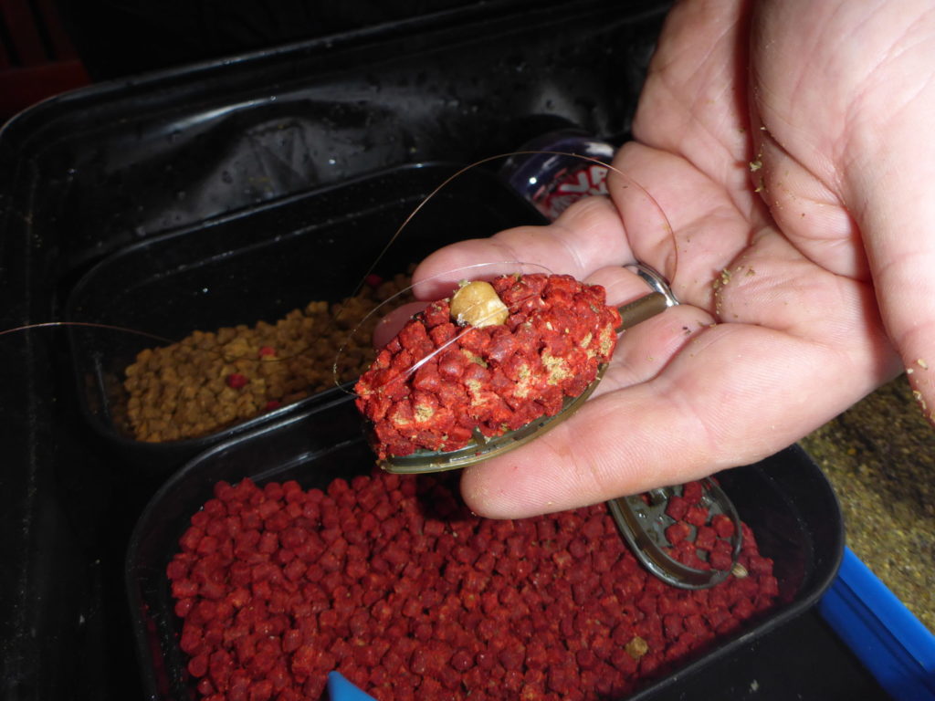 Pellets auf Method-Feeder