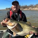 Travis Collough mit Rekordbarsch