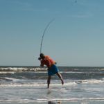 Brandungsangler Hohe wurfweite