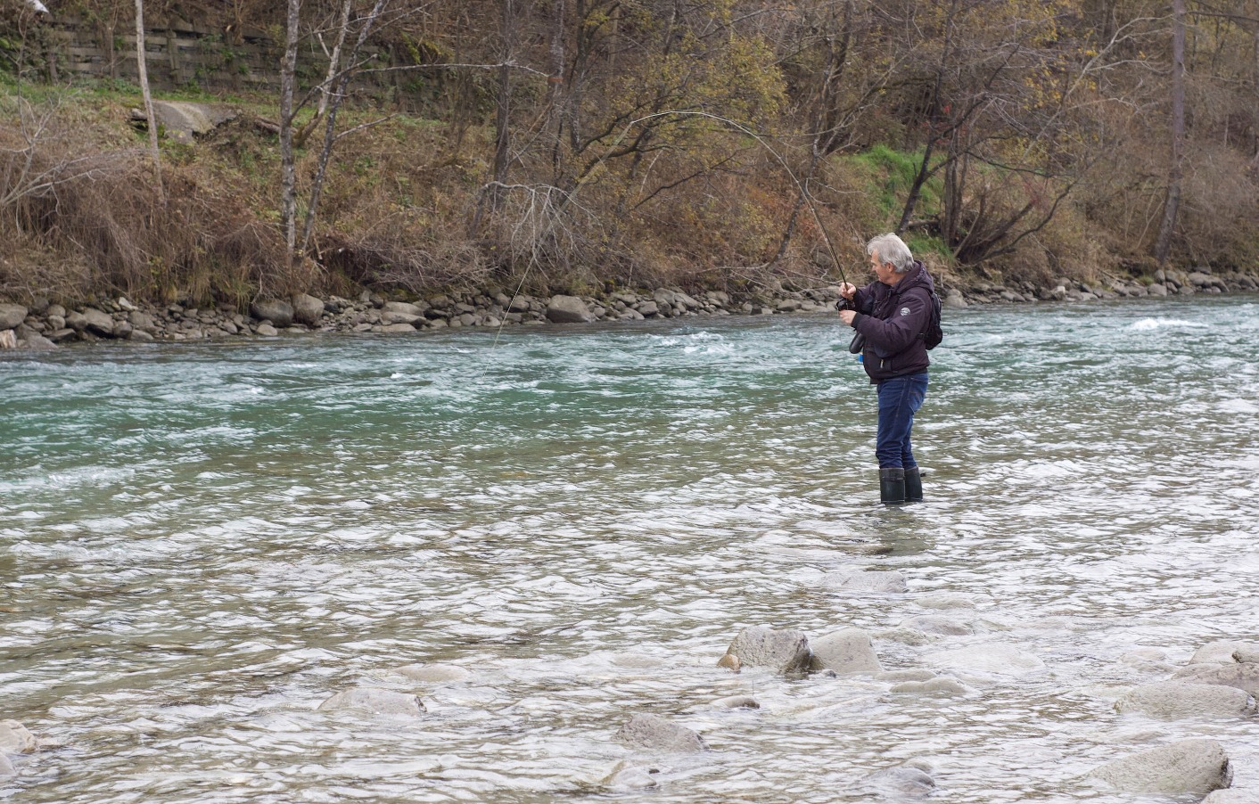 Fliegenfischen Szenerie