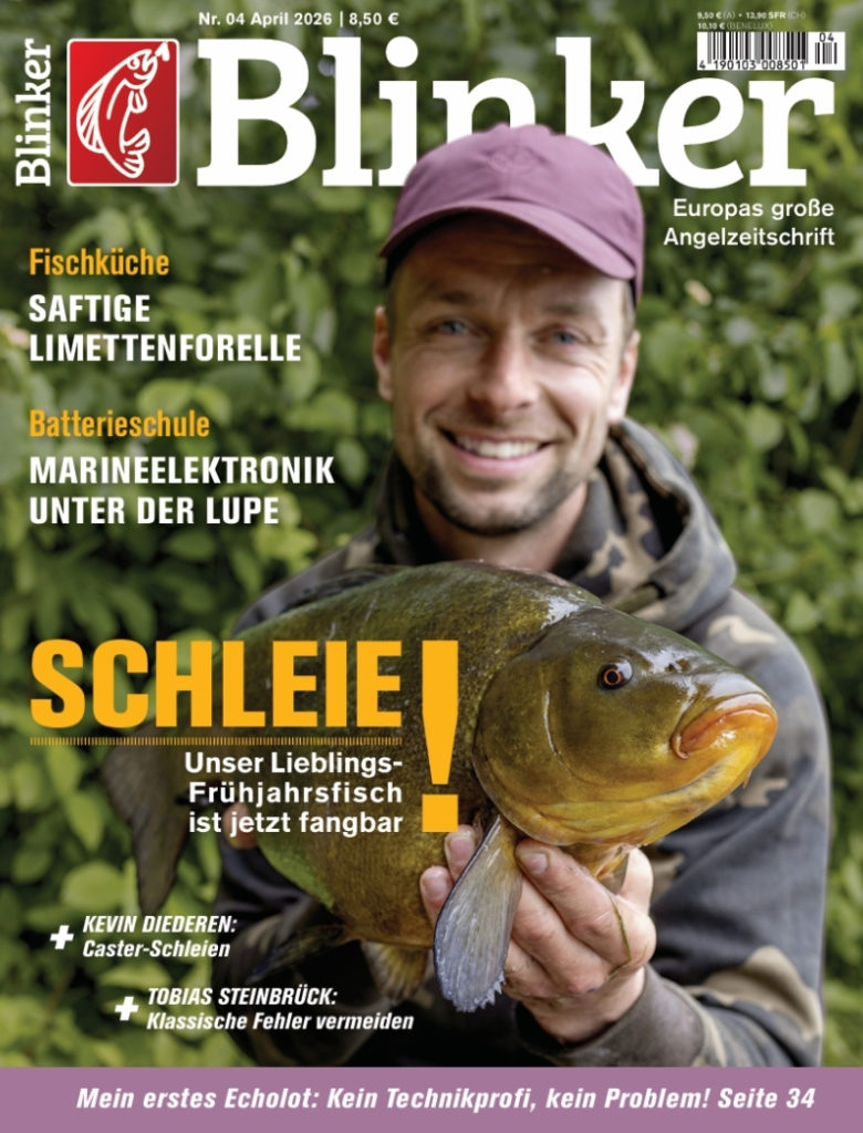 Blinker 04/2026: Schleien sind jetzt fangbar!