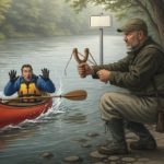 Angler beschießt Kanufahrer