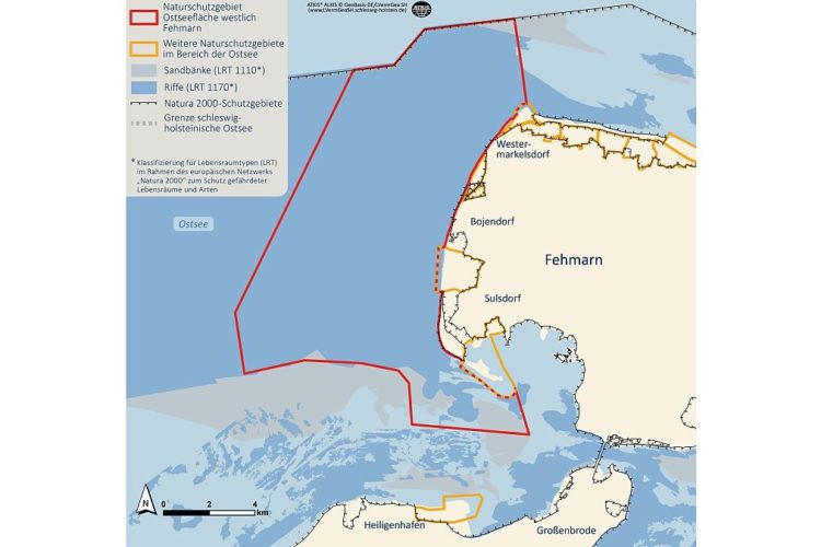 Schutzzonen westlich Fehmarn