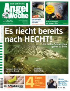 Cover der AngelWoche 09/2026: Es riecht bereits nach Hecht!