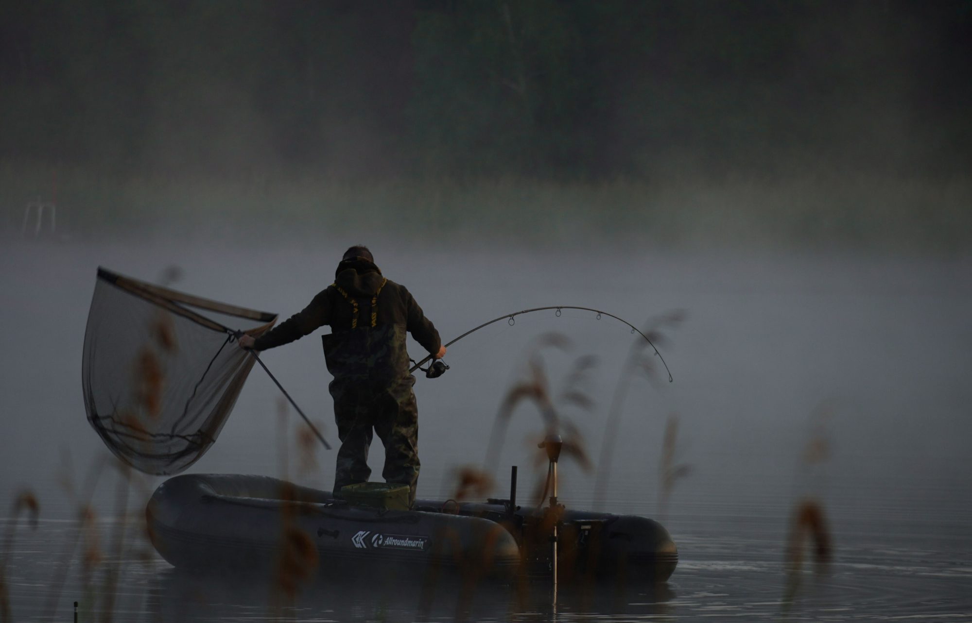 Dämmerung Landung Boot