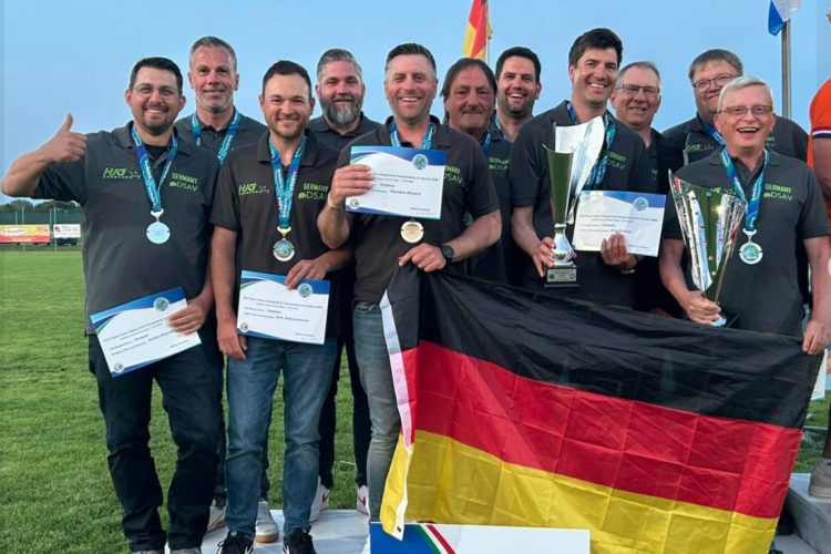 Tolle Truppe. Die deutsche Feedermannschaft holte sich bei der Feeder WM die Silbermedaille.