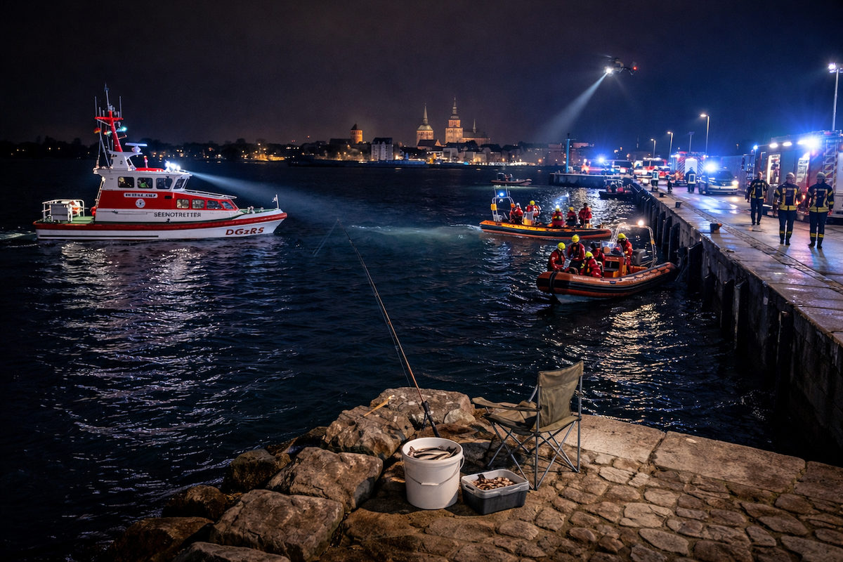 Großeinsatz in Stralsund