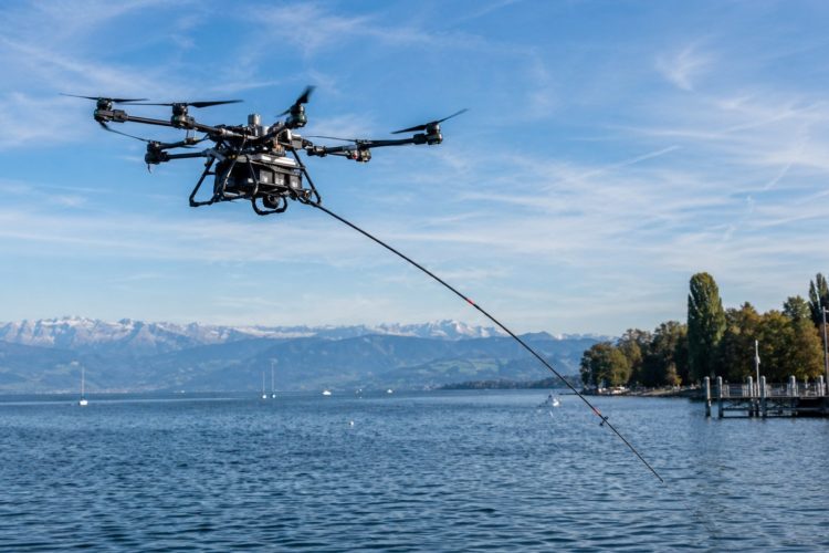 Drohne gegen Kormorane Bodensee