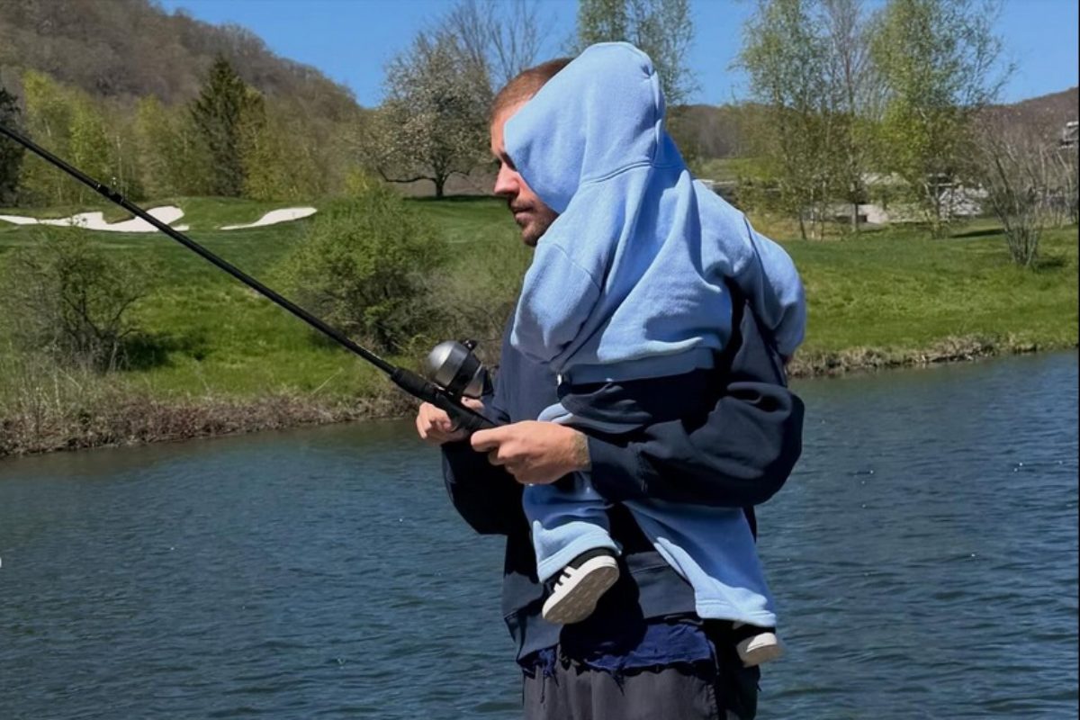 Justin Bieber geht Angeln