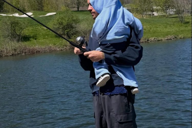 Justin Bieber geht Angeln