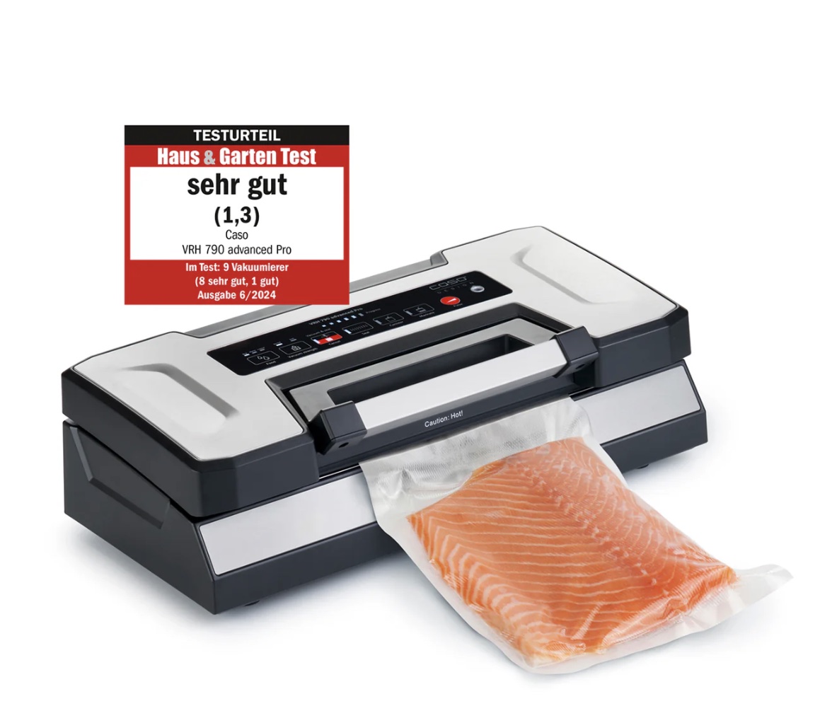 Perfekt für das Einschweißen von Fisch ist dieses Vakuumiergerät.
