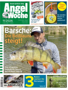 Cover der AngelWoche 11/2026: Barsche in Beißlaune!