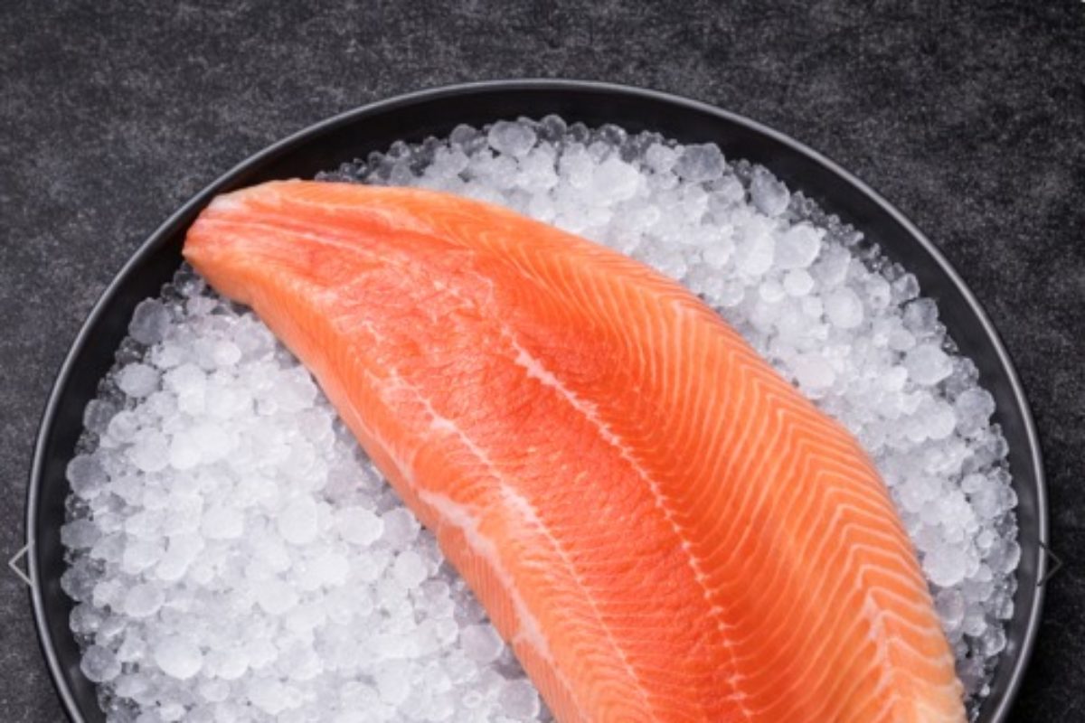 Lachs auf Salz