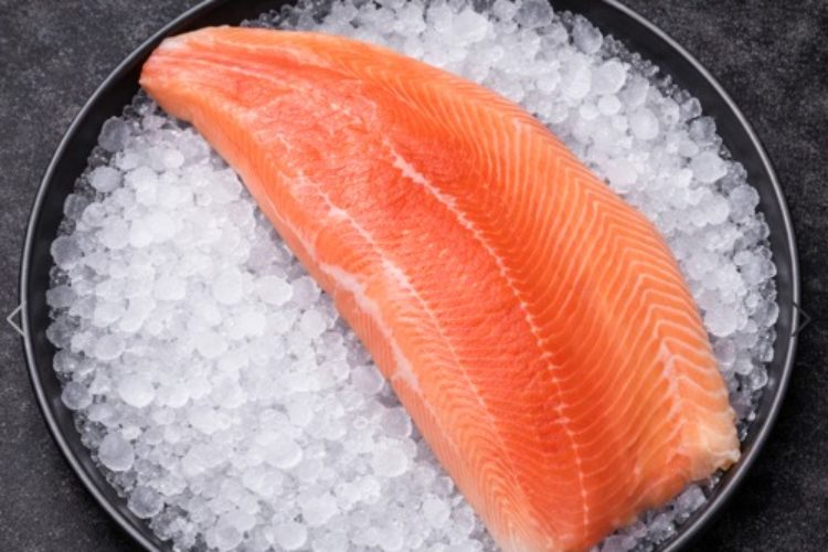Lachs auf Salz