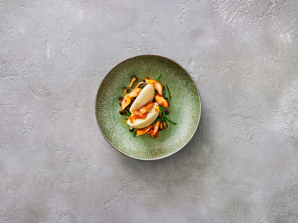 Hering im Bao Bun mit Sweet Chili Sauce