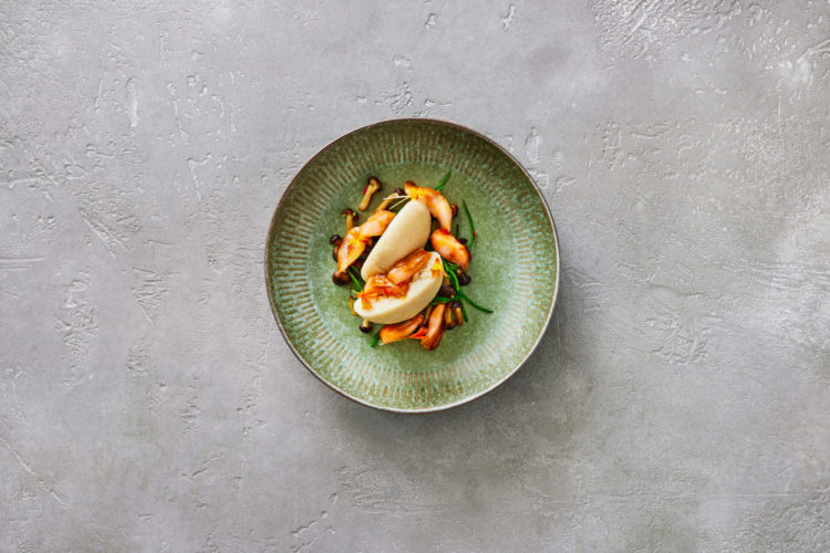 Hering im Bao Bun mit Sweet Chili Sauce