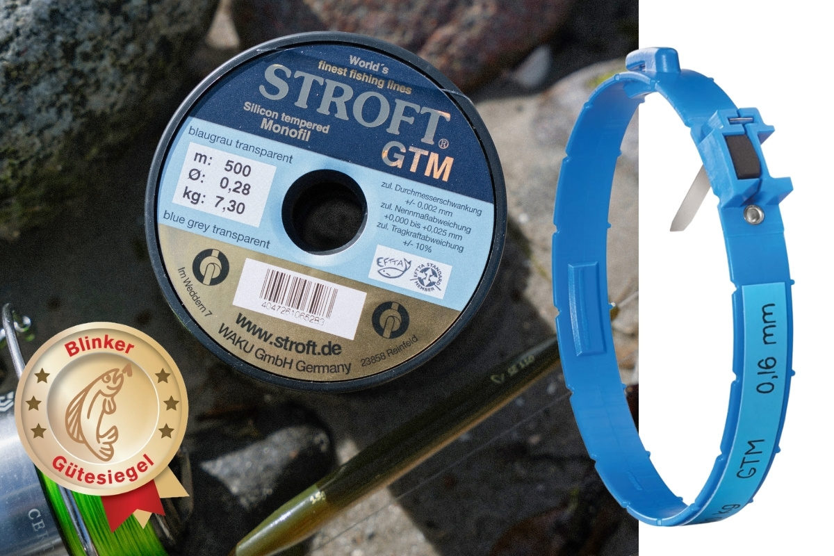 Monofile Angelschnur Stroft GTM und der Cutter Ring im Test