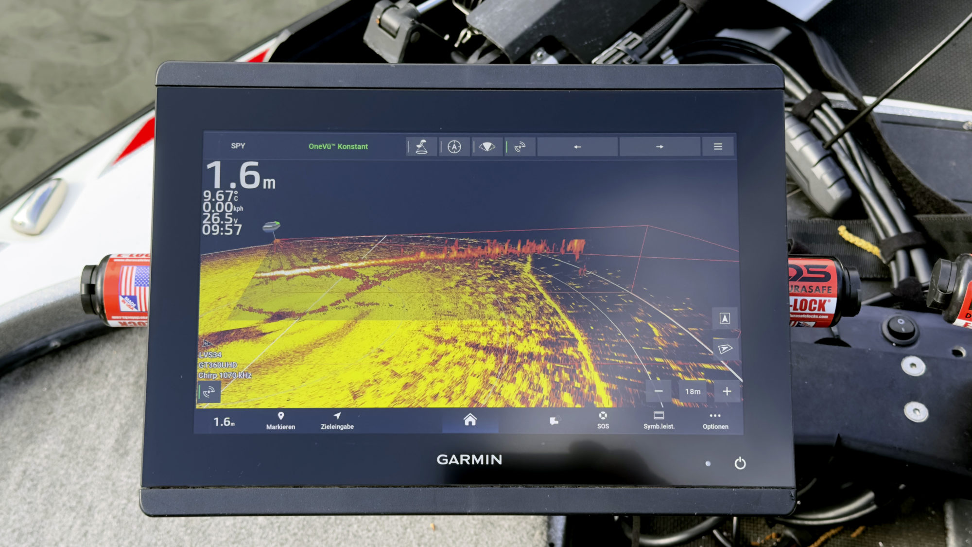 Zusammen mit dem LiveScope ergibt sich eine eindrucksvolle 3D-Ansicht der Unterwasserwelt.