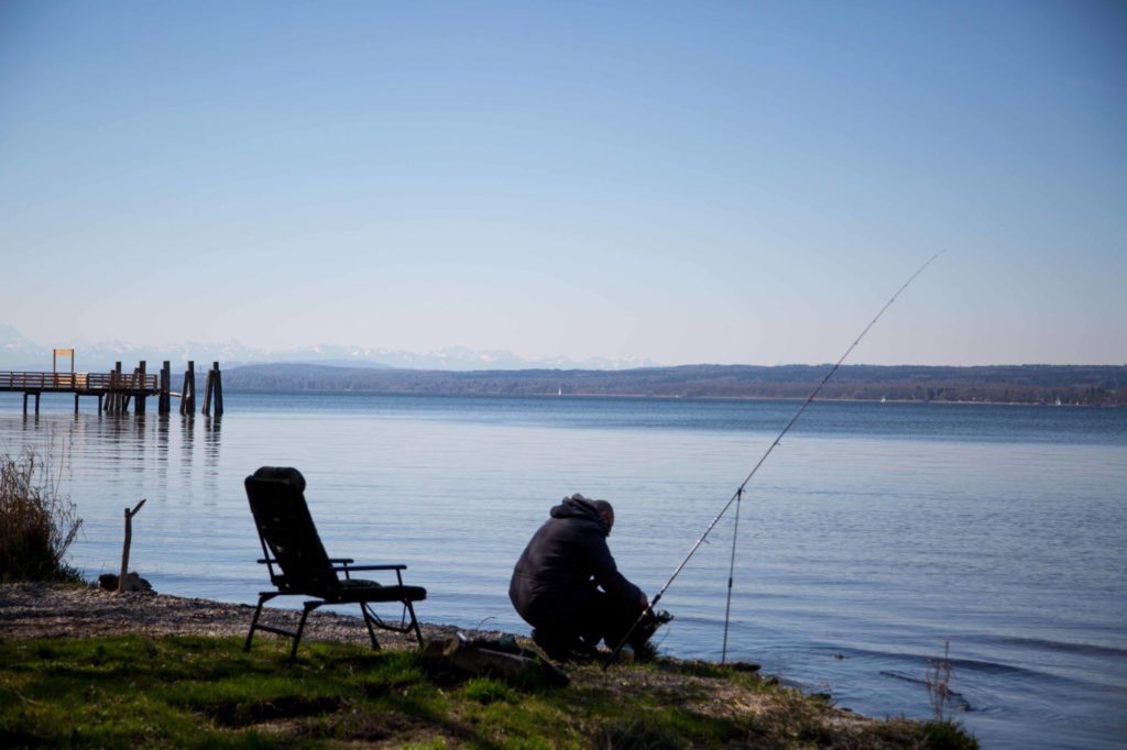Angler am Ammersee