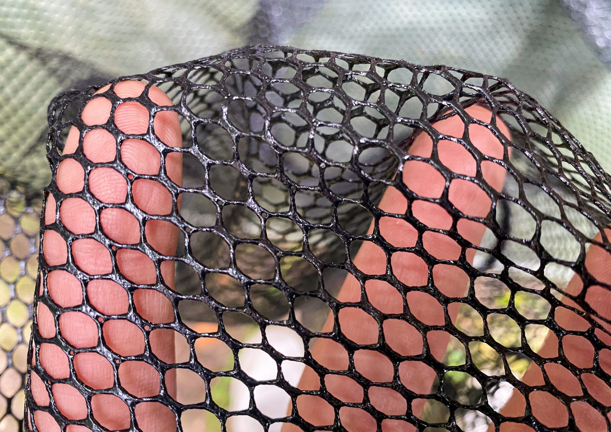 Spinnfischen Kescher gummiert