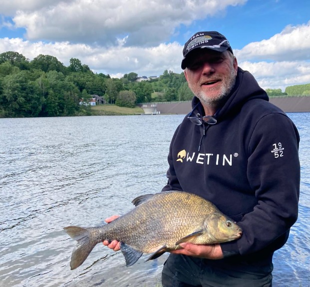 76 cm maß der Brassen aus dem Kronenburger See.