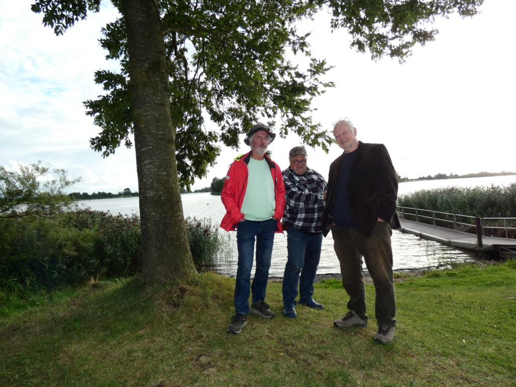Sorgen sich um die Zukunft der Bäume entlang der Eider (v.l.): Steve Gröne, Thomas Pruß, Chriostoph Scheuring.