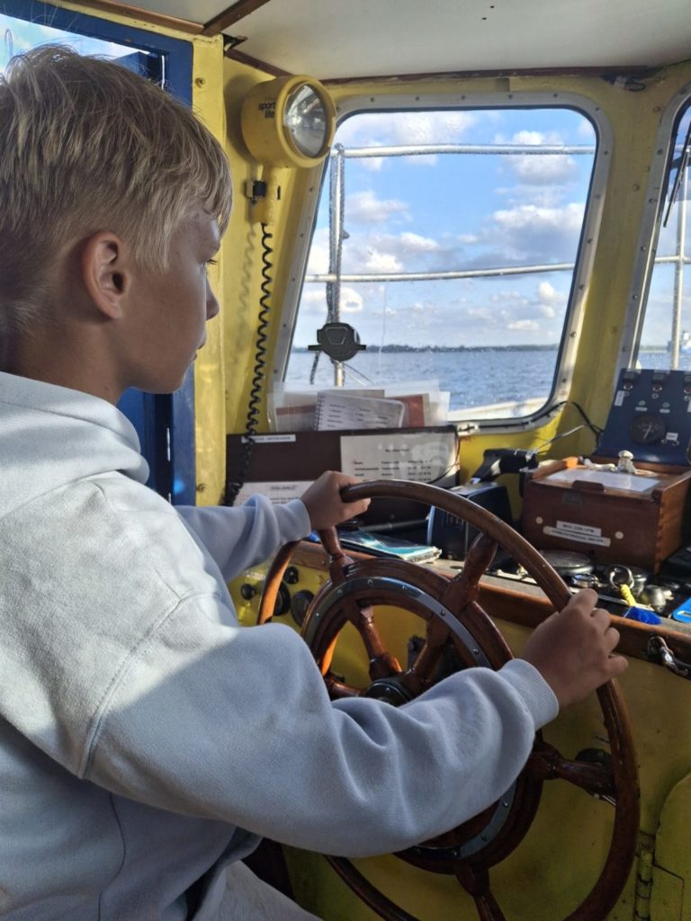 Stolzer Kapitän