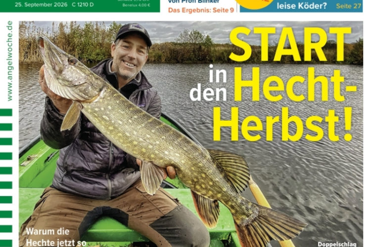 Cover der AngelWoche 21/2026: Start in den Hecht-Herbst!