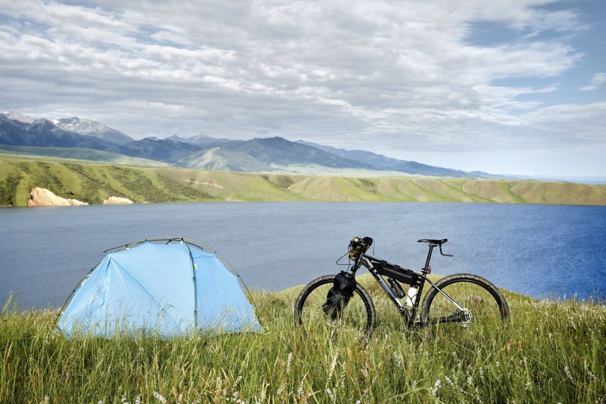 Bikepacking Zelt See