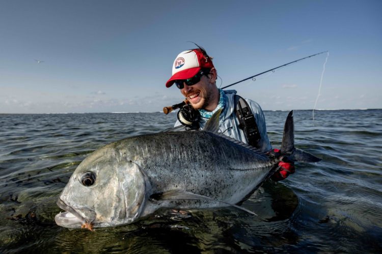GT Fliegenfischen auf den Seychellen